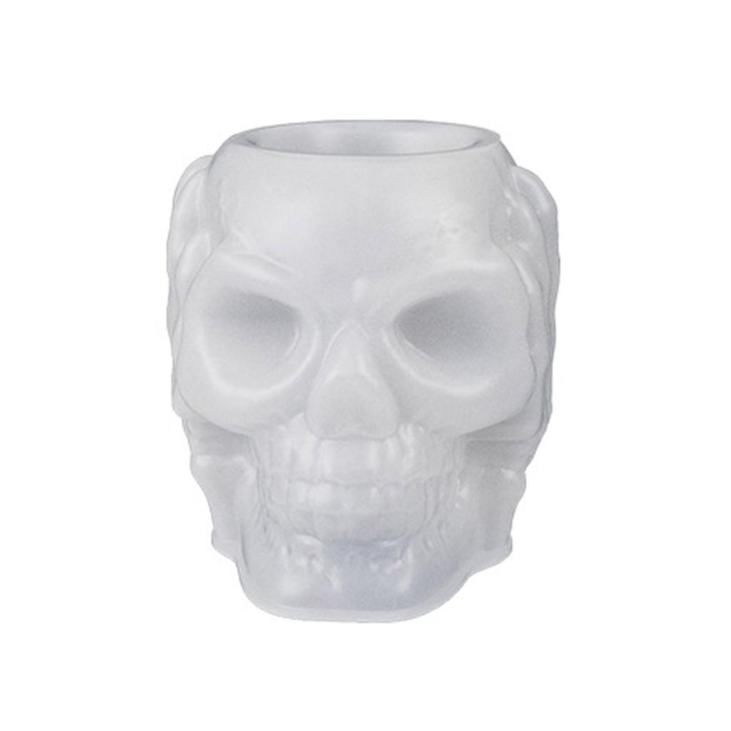 Форма для бетонного цветочного горшка в форме черепа, форма для держателя ручки, контейнер для цемента, силиконовая форма, сочная кашпо, форма для бетонной вазы