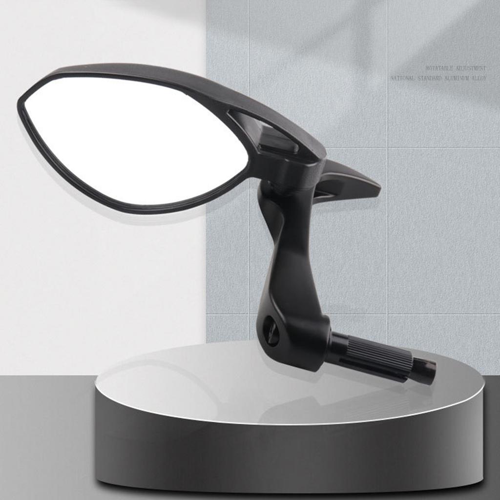 1 пара мотоциклетных зеркал заднего вида для скутера, электромобиля, выпуклое зеркало заднего вида, зеркало высокого разрешения на конце руля