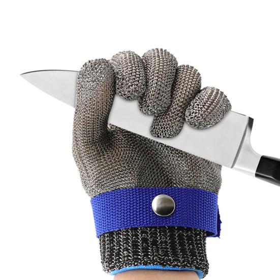 Перчатки из нержавеющей стали, устойчивые к порезам, Перчатки для вскрытия устриц, Уровень защиты A9, Варежки для вскрытия, работы со стеклом и промышленных работ