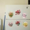 6 Pcs Full Drill Fridge Magnets Sticker Car Butterfly Dragonfly Diamond Painting Magnets Refrigerator for DIY Crafts Party Gift