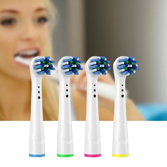 4 шт., головка зубной щетки, мягкая щетина, чувствительный уход за деснами, электрическая зубная щетка, сменная насадка для глубокой чистки