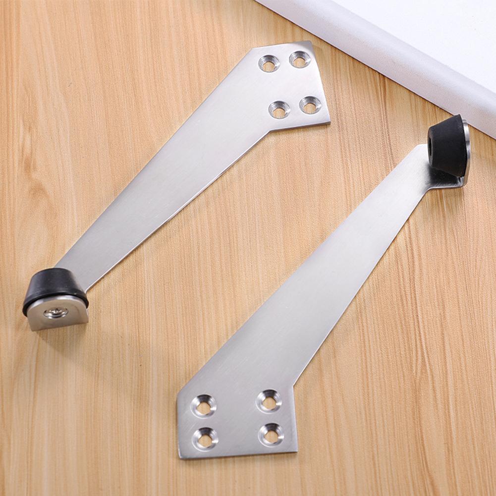Защитные стопоры для дверей из нержавеющей стали Предотвращают повреждение стен дверью Надежный бесшумный бампер для деревянных и металлических дверей Простая установка