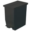Bon Furniture Trash Set of Trash with Double Pedal Dust Stain Can Be Used Under Black Can, 2, Can, 20L, Lid, Open, Small, Type, Box, Separation,