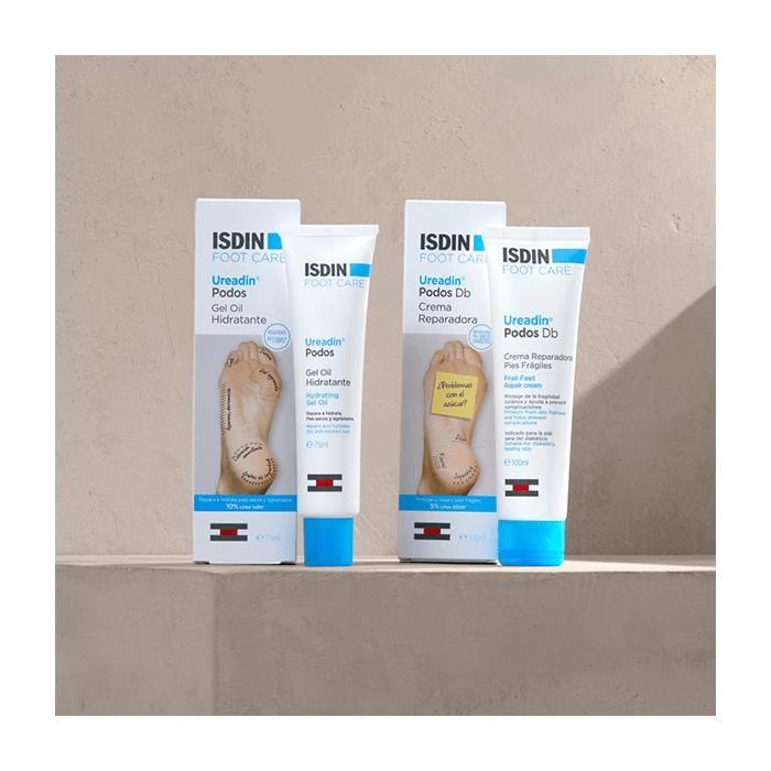 Crème réparatrice - Isdin - Ureadin Podos DB - 100 ml - Peaux sèches - Sans parfum