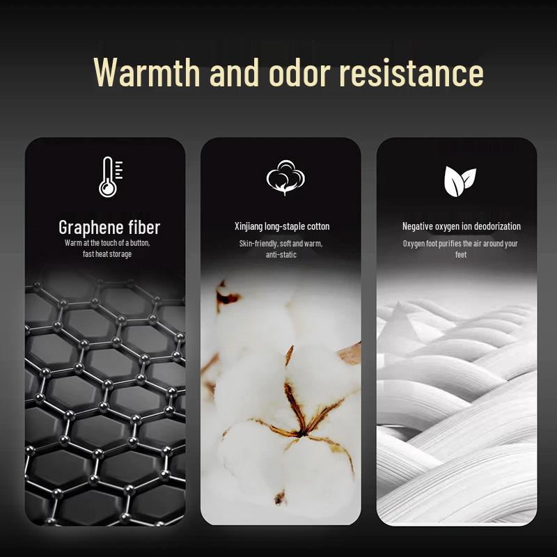 Мужские антибактериальные бизнес-носки до середины икры Ginger Graphene 7-го поколения, дышащие, влагоотводящие хлопковые для осени/зимы