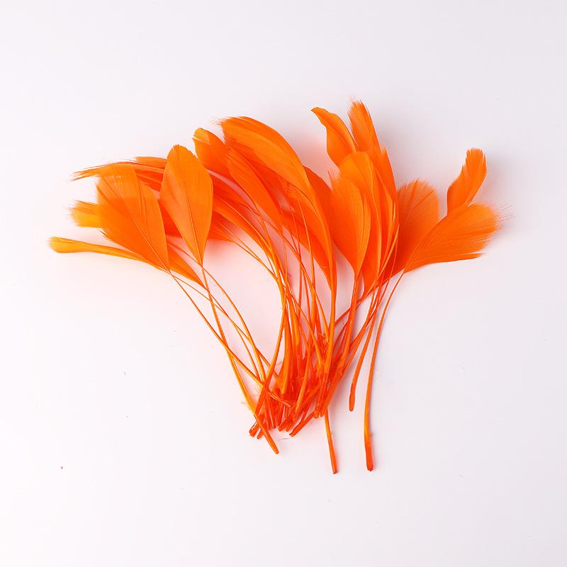 50Pcs22 Colors Optional Diy Handmade Feather Color Torn Large Floating Feather Goose Feather Jewelry Accessories Craft Decoration Materials