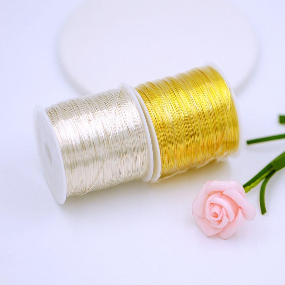 0.3mm 0.4mm Brass Copper Wire DIY Handmade Brass Wire Durable Jewelry Making Wire Jewelry Making
