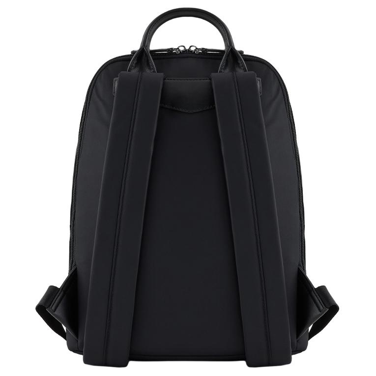 Emporio Armani Logo Nylon Backpack Men Backpacks Black EM001804AF13454UC001