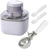 Мороженица Cuisinart ICE-M10WJ и Посуда Kai и 2 ложки Набор из 4 предметов