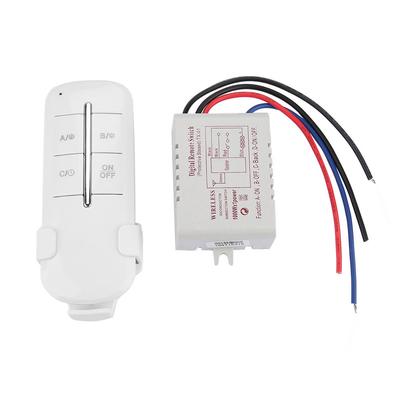 ONOFF AC180240V беспроводной приемник лампа свет RF пульт дистанционного управления переключатель (1-полосный 1000 Вт)