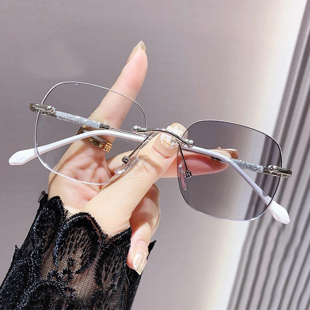 Photochromic Anti-Blue Light Reading Glasses Anti-Uv Blue Ray Blocking Sunglasses Eye Protection Ultralight