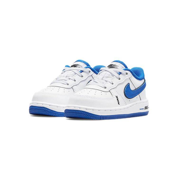 Nike Air Force 1 LV8 Slip Resistant Low top Skateboard Shoes White Blue Infant And Toddler DO3808-100