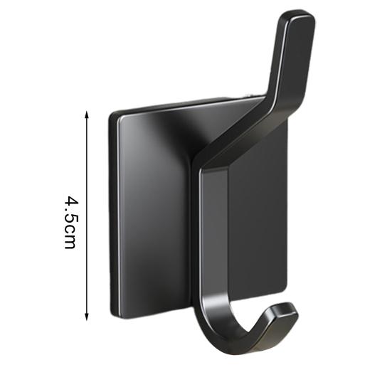 Настенный крючок без сверления, самоклеящийся, противоскользящий, водонепроницаемый, выдерживает большую нагрузку, антикоррозийный, одежда для ванной комнаты, полотенце, кухня