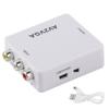 For AV To VGA Conveter Portable 1920x1080 HD AV2VGA Video Converter with USB Cable