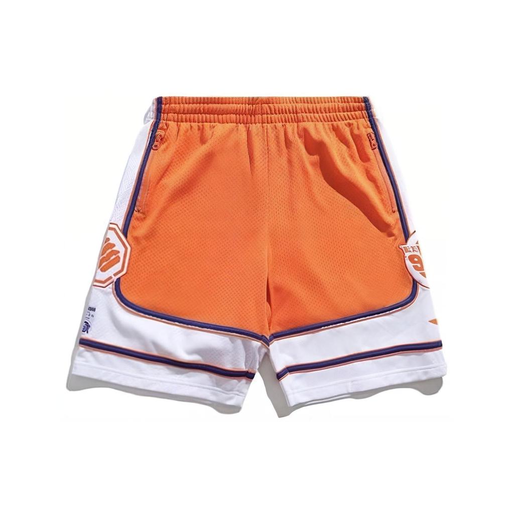Li Ning X Badfive X Tide Collaboration эластичный пояс дышащие шорты мужские шорты оранжевый AAPP439-2