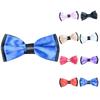 Fashion Men And Women's Business Formal Solid Color Patchwork Bow Tie