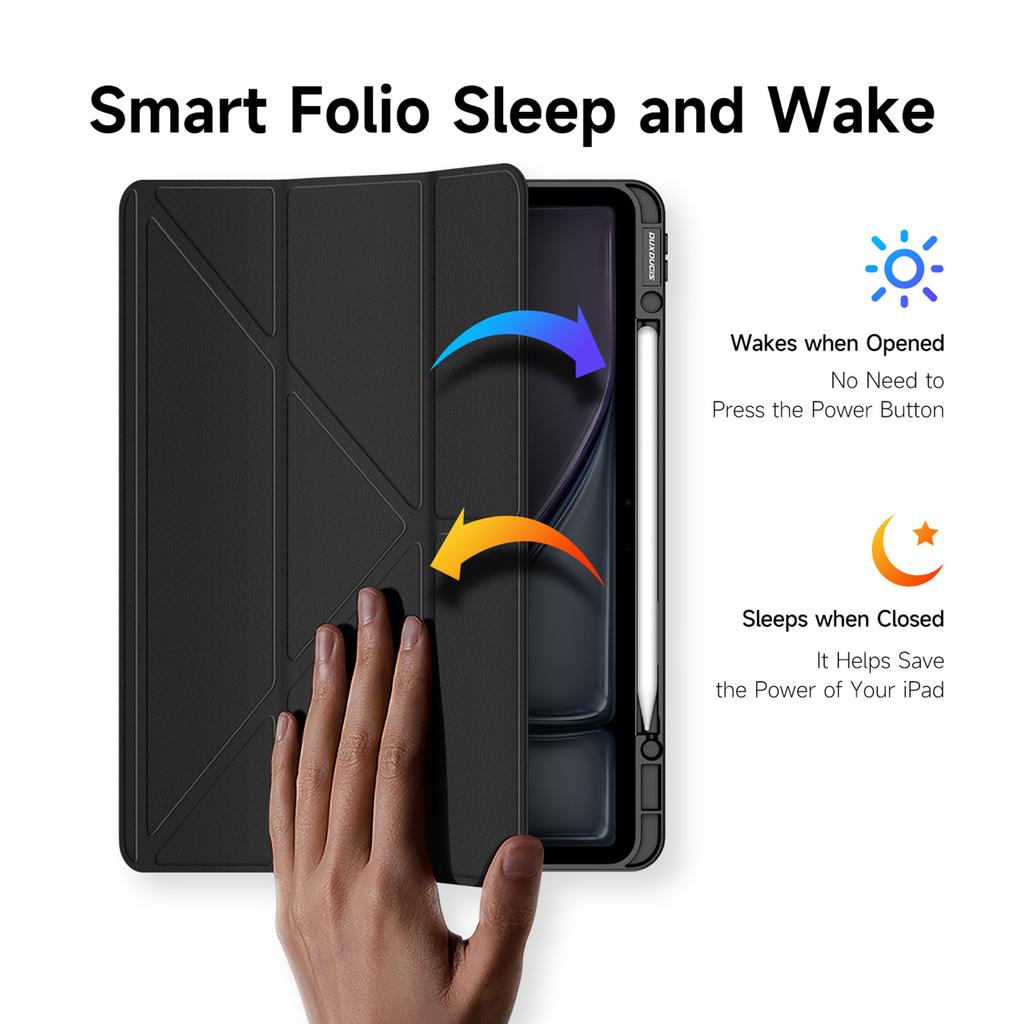 Серия DUX DUCIS Magi для iPad Air 13 (2025)/(2024) Чехол из ПУ кожи+ПК+ТПУ с функцией автоматического пробуждения/засыпания