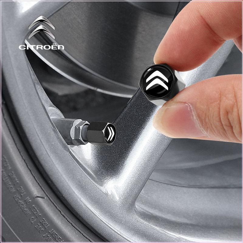 5Pcs/Set 3D Metal Car Wheel Tire Air Valve Caps with Screwdriver for Citroen DS C8 C4L DS3 C1 C2 C3 C4 C5 C6 DS4 DS5 LS DS6 Grand Picasso