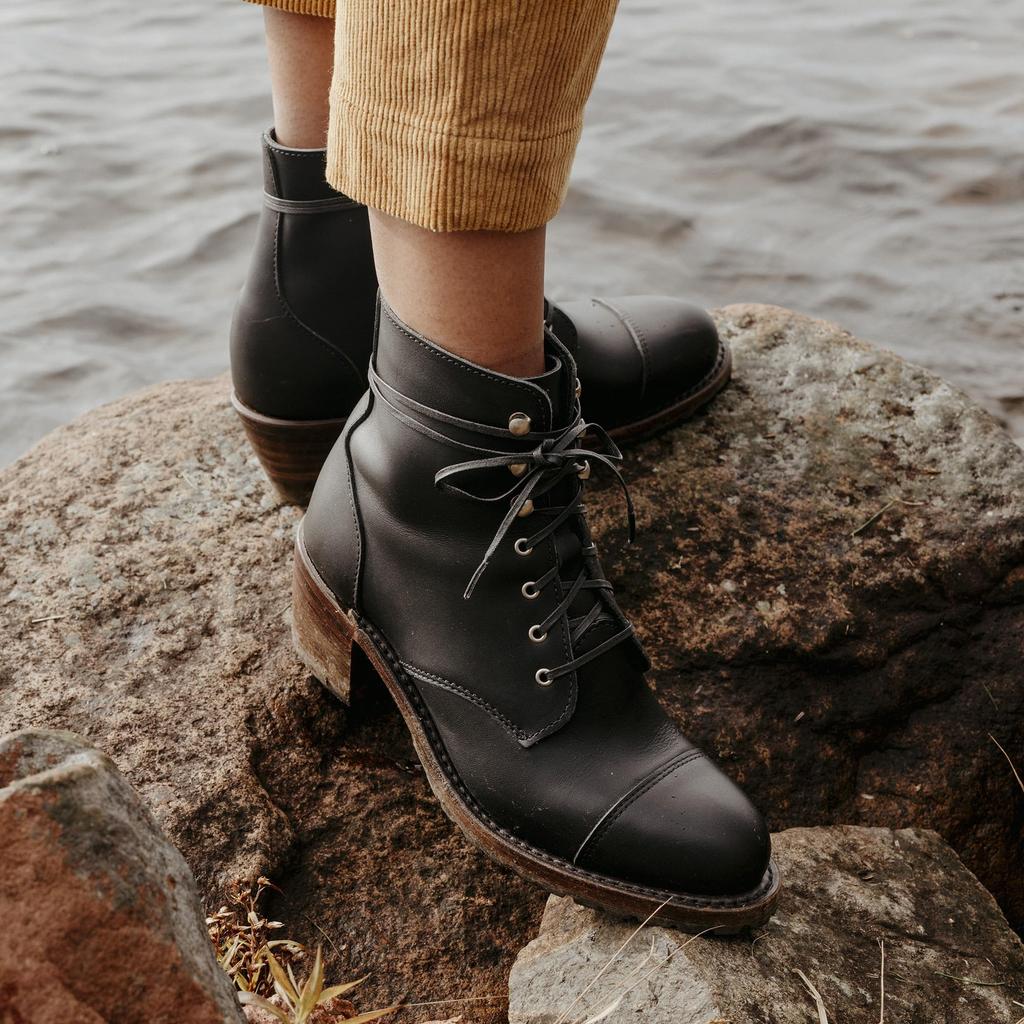 3400 Рабочие ботинки Irene Ботинки Черный Boundary [Red Wing] Женские US6.5 (23.5cm)