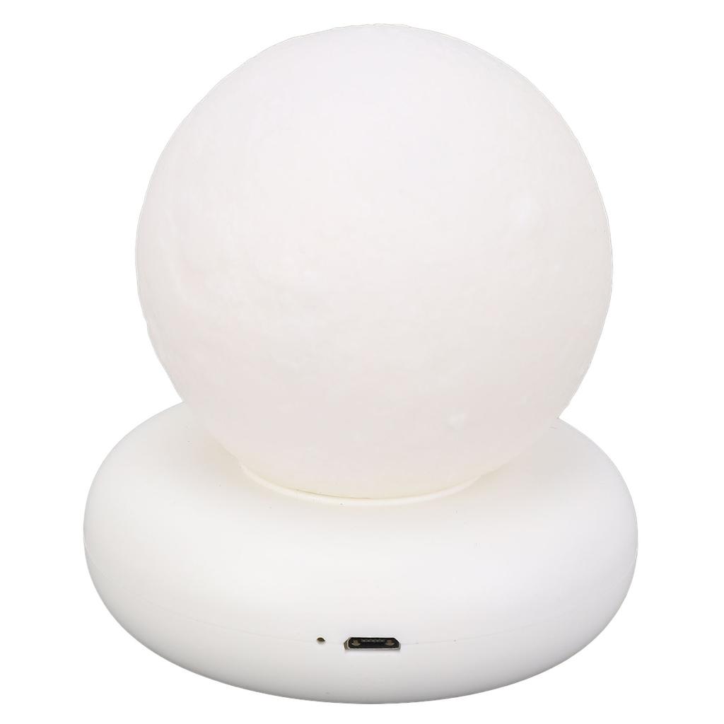 Moon Night Light Rechargeable Soft Lighting Tap Control Bedside Night Light for Bedroom
