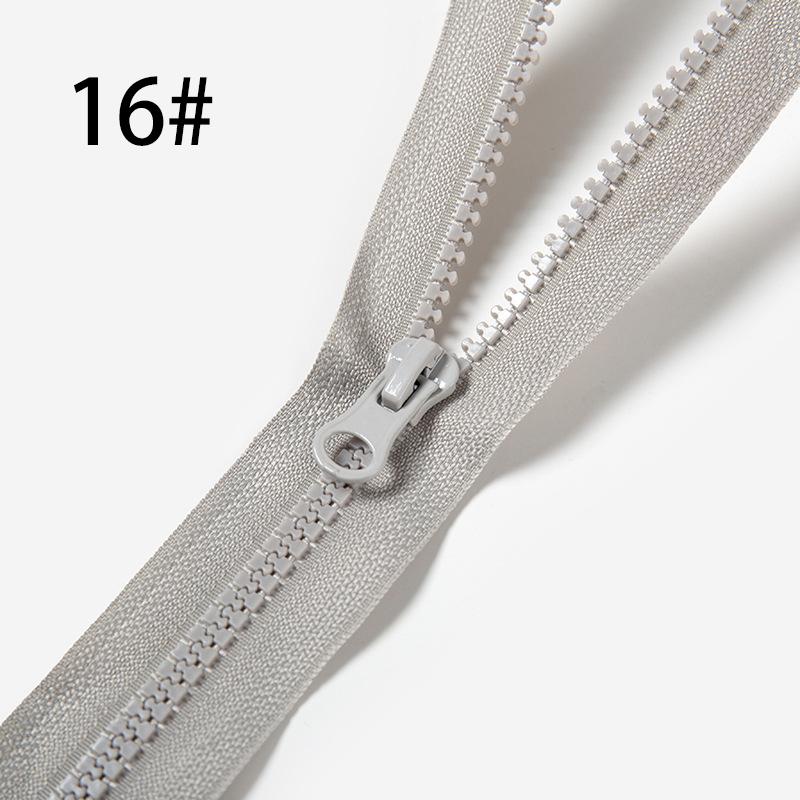 5# Спиральные молнии из смолы Портной Цветная молния с открытым концом DIY Ручная работа Пуховик Пальто Одежда Швейные аксессуары