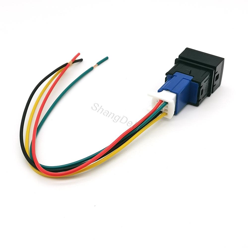 DC12V Car LED Front Fog Light Power Button Switch with Wire For Nissan KICKS SYLPHY 2019-2021 For Mitsubishi Outlander 2023