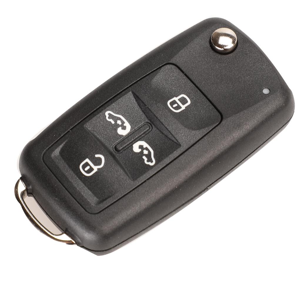 Jingyuqin 2/3/4/5 кнопок чехол для автомобильного ключа оболочка для VW/VOLKSWAGEN Caddy Eos Golf Jetta Beetle Polo Up Tiguan Touran складной Fild