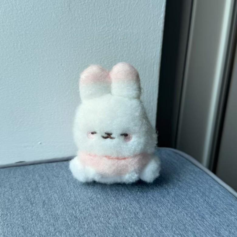 Плюшевая брелок-подвеска Rilakkuma Зефирный Кролик и Лиса