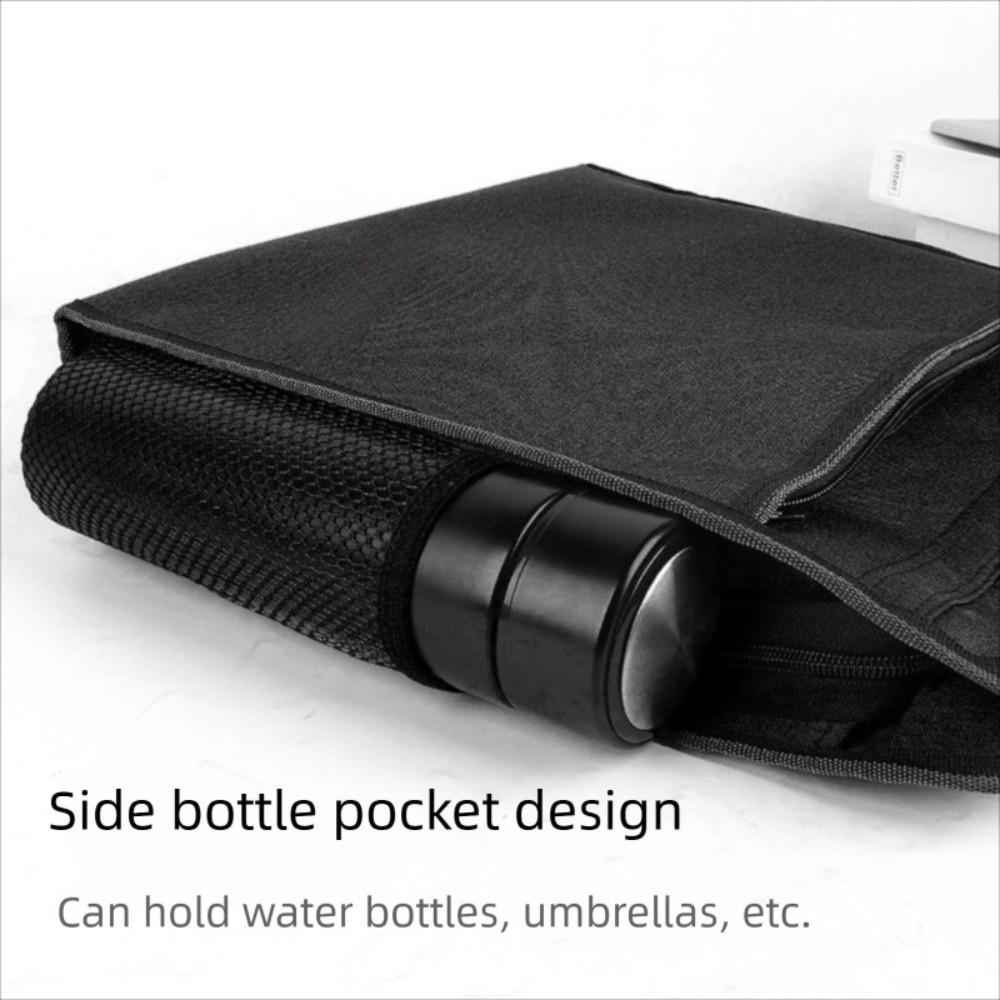 Waterproof Zippered Document Bag Oxford Students Portable Bag Durable File Tote Bag Pouch Book