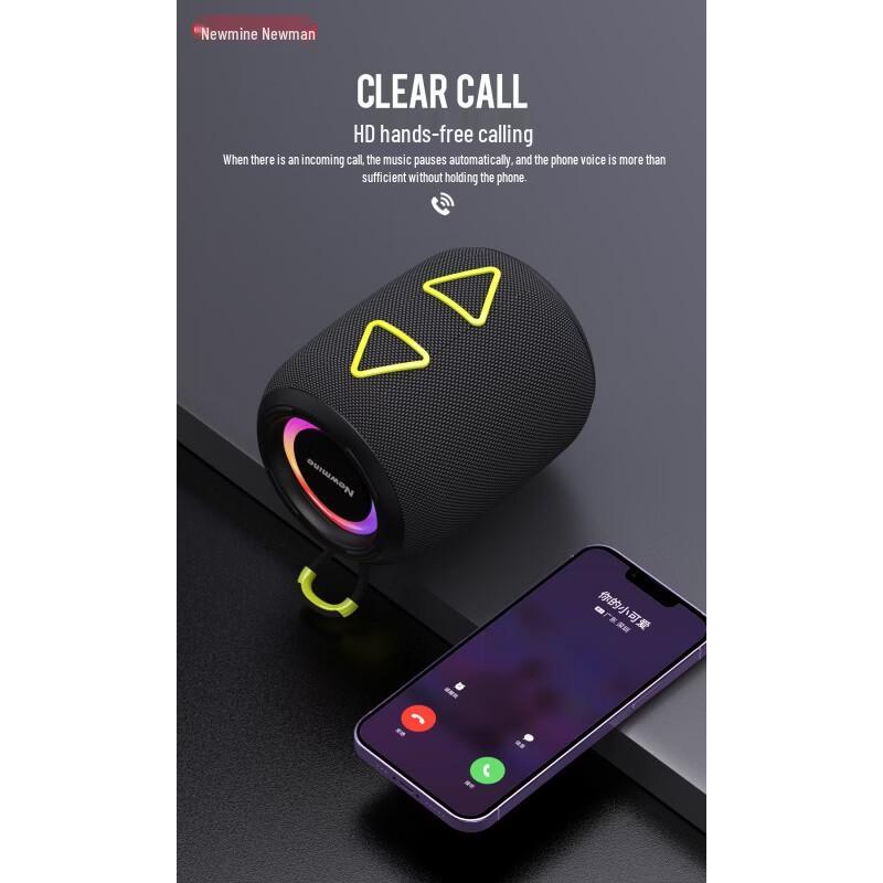 Портативная Bluetooth-колонка Newmine BT87, штекер CN (адаптер в комплекте)
