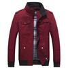 Spring and Autumn Men's Jacket Loose Stand Collar Top Casual Jacket