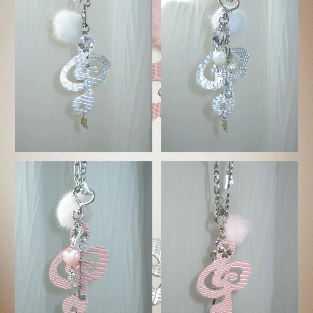 Ювелирное изделие Ожерелье с подвеской в виде сердца Y2K Меховой шарик Крыло Цепочка Чокер Ожерелье с музыкальными нотами Субкультура