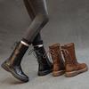Versatile Shoes Retro Autumn and Winter Boots Women's Thick-soled Boots Women's Boots