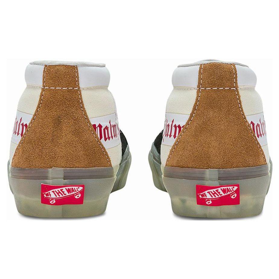 Кроссовки унисекс Palm Angels x Vans Sk8-Mid VLT LX Черные Белка VN0A7TNH78C