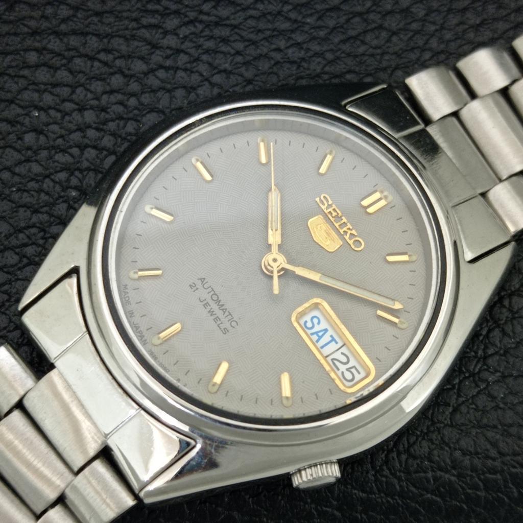 ОРИГИНАЛЬНЫЕ ВИНТАЖНЫЕ МУЖСКИЕ АВТОМАТИЧЕСКИЕ ЧАСЫ SEIKO 5 ЯПОНИЯ ОРИГИНАЛЬНЫЙ ЦИФЕРБЛАТ a709208-1
