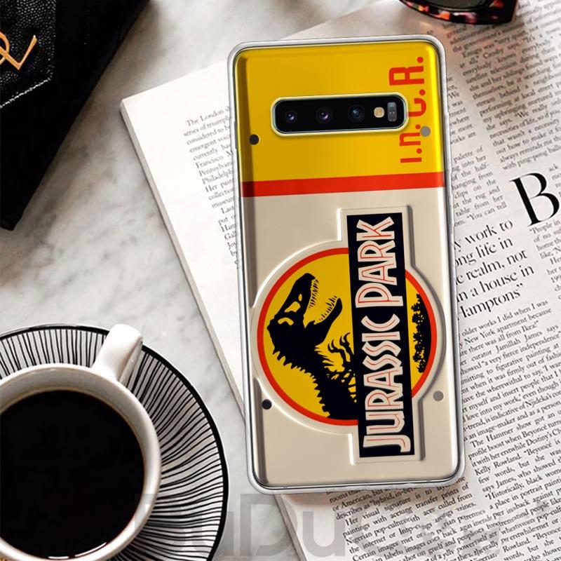 Jurassic Park Dinosaur World Cover For Samsung Galaxy S23 S22 S24 S25 Ultra Phone Case S21 Plus S20 FE S10 + S25Ultra Print Fund