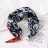 Polyester Pearl Decoration Scarf Lightweight Silk Scarf Artistic Neck Scarf  Neck Wrap