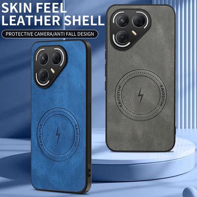 Для Tecno Pova 7 Роскошный Бронированный Противоударный Чехол Для Tecno Pova 7 Pro Кожаный На ощупь Защитный Чехол для Телефона Pova 7 Ultra Чехлы