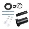 Wall Mounted Toilet Seal Rings Set Rubber Seal Gaskets Pressure Resistant Toilet Seal for Leak Prevention & Odor Control