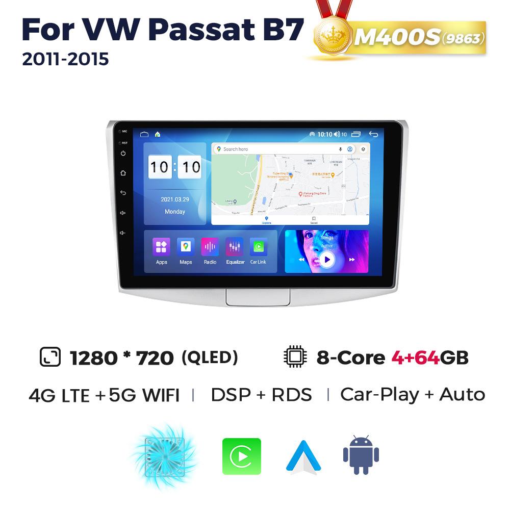 Navifly GPS Android All In One Car Radio для Volkswagen VW Passat B6 B7 CC Magotan 2011-2015 Мультимедийный проигрыватель 2 Din Головное устройство