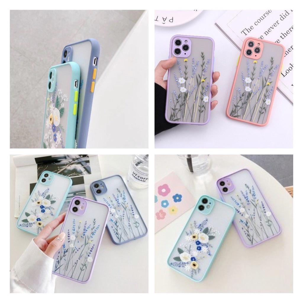 Защитный чехол для iPhone 13 Lavender Floret Мягкий силиконовый прозрачный чехол для задней панели Противоударный матовый Нескользящий