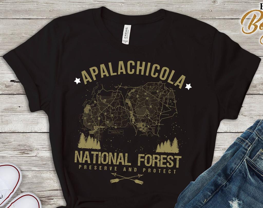 Apalachicola National Forest Shirt, National Park, Picnic Travel Outfit, Apalachicola Park Tshirt
