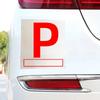 Магнитная наклейка на автомобиль 'P' Водонепроницаемая съемная парковочная наклейка для украшения кузова автомобиля