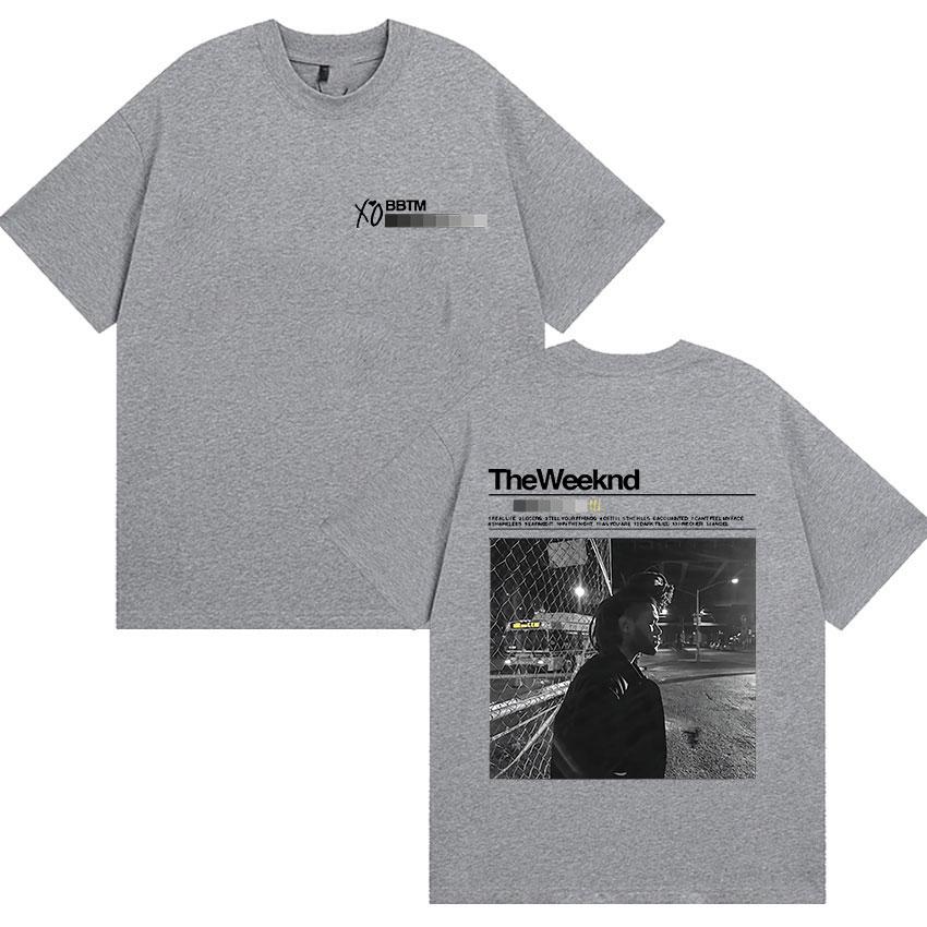 Ограниченный выпуск Альбом The Weeknd XO 2026 Мерч Футболки Унисекс Ретро Стиль Готическая Одежда Футболка Уличный Хип-Хоп Хлопковая Футболка