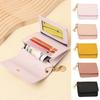 Simple Short Wallet Coin Purse for Woman Card Holder Female Mini Clutch