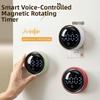 Voice Controlled Magnetic Kitchen Timer LED Display Manual Countdown Timer  Study