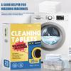 Таблетки для чистки стиральных машин Полностью автоматическая дезинфекция и стерилизация Таблетки для чистки Бытовая стиральная машина Глубокое удаление пятен