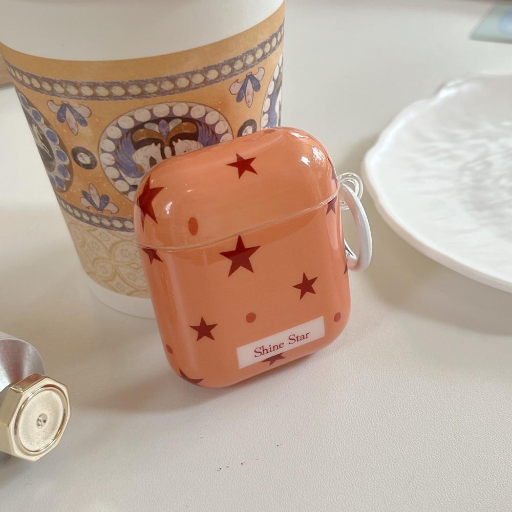 Чехол для наушников AirPods pro3 с принтом в горошек, звездочками и буквами, 4-е поколение, беспроводной Bluetooth, чехол для наушников Apple AirPods 1 / 2 поколения