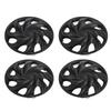 4 шт. Колпаки на колесные диски 15 дюймов, стильный внешний вид, защитные черные прочные колпаки, колпаки на колеса для большинства автомобилей, грузовиков, фургонов