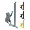 Yousheng Free Standing Cat Держатель для бумажных полотенец Прочная конструкция Держатель для бумажных полотенец на кухонную столешницу Забавный органайзер для бумаги в виде кота